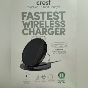 TYLT 10W Wireless Charging Stand/Pad - Black